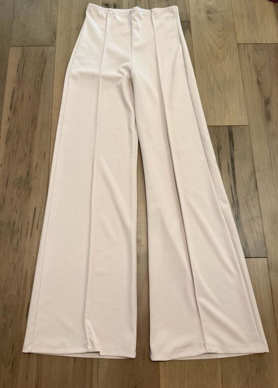 Cemi Ceri Wide Leg High Rise Pants Cream